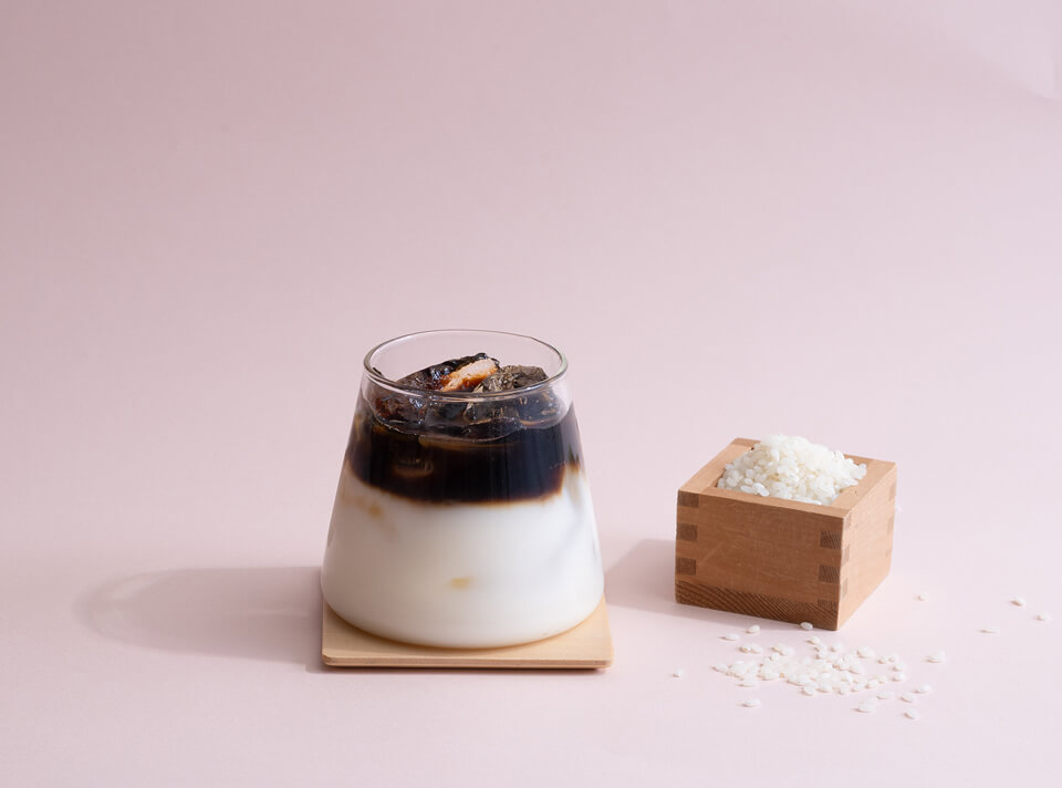 甘酒カフェラテ